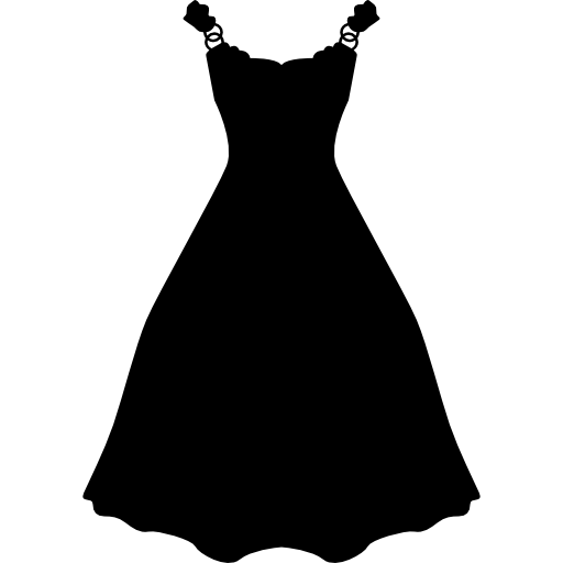 robe-longue-et-forme-noire