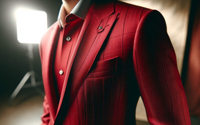 Comment bien porter une veste costume rouge pour homme