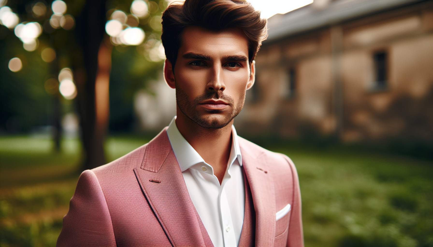 La tendance incontournable: veste costume rose homme - Comment adopter ce style avec élégance et assurance